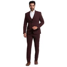 Parx Dark Maroon Suit (Set of 3)