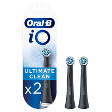 Oral-B Set Of 2 Io Ultimate Clean Brushes Black