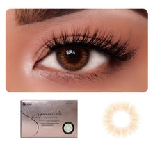 O-Lens Spanish Real Monthly Coloured Contact Lenses - Brown (0.00)