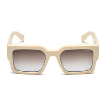 IRUS Women UV Protected Full Rim Beige Frame Brown Lens Sunglasses - IRS1238C3SG (54)