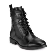 Teakwood Leathers Black Solid Brogues Boots