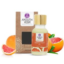Ayouthveda Essential Oil for Hair & Face - Natural Aromatherapy For Relaxation & Calming with Grapefruit