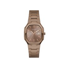 Guess Bronze-Tone Rectangle Dial Analog Men Watch - GW0978G3 (M)