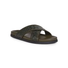 Hush Puppies Men Green Sliders