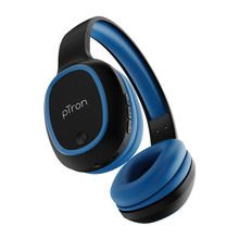 pTron Soundster Lite Bt5.0 Wireless Headphones With Deep Bass & 12Hrs Playtime (Blue & Black)