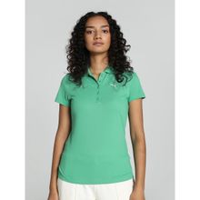 Puma Essentials Polo Womens Green T-Shirt