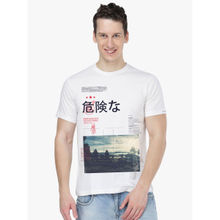 THREADCURRY Travel Escapes Creative Graphic Printed T-shirt For Men