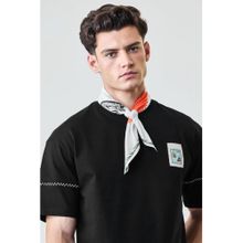 Snitch X BISMIL Printed Cotton Bandana - White