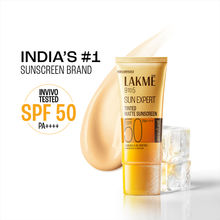 Lakme Sun Expert Tinted Sunscreen SPF 50 PA +++, Broad Spectrum UVA/B protection