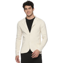 MELVIN JONES Off White Knitted Blazer