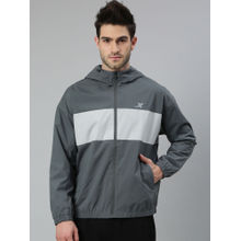 Xtep Multicolor Color Blocked Loose Fit Running Windbreaker