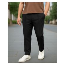 Bewakoof Men's Black Track Pants
