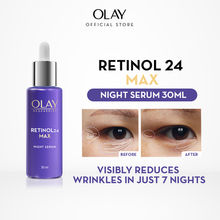 Olay Retinol 24 Max Anti Ageing Night Serum, Visibly Reduces Wrinkles In 7 Nights, Fragrance Free