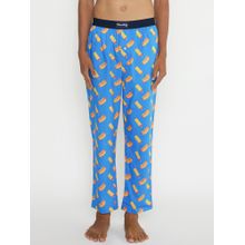 Smugglerz Inc. Hot Diggity Dogs Blue Men Pyjama Blue