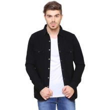 Southbay Mens Jet Black Denim Shirt