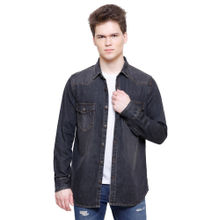 Southbay Mens Charcoal Grey Denim Shirt