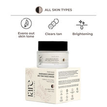 Rare Chemistry Face Mud Radiance Boost De-Tan Face Mask, Brightening Cucumber Niacinamide