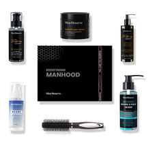 MEN DESERVE Men Grooming Combo Of Quality Hair Care And Beard Care Products
