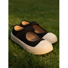 Theater Women Jiro Black Mary Jane with Adjustable Strap