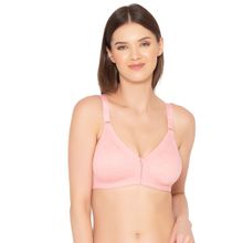 Groversons Paris Beauty Women's Non-padded Supima Cotton Spacer And Minimiser Bra - Pink