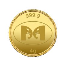 Indivara by Muthoot Gold Bullion Corporation 24k (999.9) Yellow Gold Coin - 4g