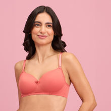 Nykd by Nykaa The Sweetheart Neckline Wireless Bra - Carrot NYB290