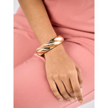 Pipa Bella by Nykaa Fashion Gold Self Patterned Cuff Bracelet