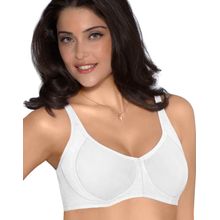 Amante Cool Contour Non-Padded Non-Wired High Coverage Bra - White