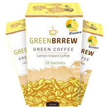 Greenbrrew Decaffeinated Lemon Instant Green Coffee (Pack Of 3)