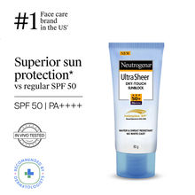 Neutrogena Ultrasheer SPF50+ PA++++ Ultra Light Moisturizing Face Sunscreen Oily & Sensitive Skin