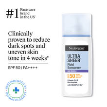 Neutrogena Ultrasheer Age Shield Fluid Face Sunscreen SPF 50+ PA++++