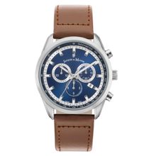 Jacques Du Manior Apollo Swiss Made Chronograph Blue Round Dial Mens Watch- Ap.03