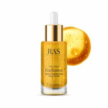Ras Luxury Oils 24K Gold Radiance Beauty Boosting Face Elixir Serum In Oil For Glowing Skin (6Ml)