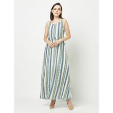 CRIMSOUNE CLUB Women Geometric Print Maxi Dress