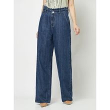 CRIMSOUNE CLUB Women Blue Flared Waist Jeans