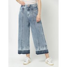 CRIMSOUNE CLUB Women Blue Relaxed Fit Jeans