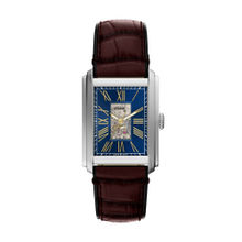 Fossil Carraway Silver Toned Men Automatic Watch ( ME3273 ) ( M )