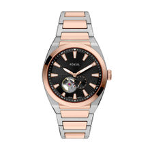 Fossil Everett Rose Gold Toned Men Automatic Watch ( ME3277 ) ( M )