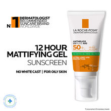 La Roche-Posay Anthelios UVMUNE400 Oil Control Gel Sunscreen SPF50+ For Oily, Acne-Prone Skin