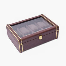 ICHKAN Hamilton Brown Watch Box 8 Partition