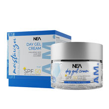 NEA Day Gel Cream SPF 50 with Cucumber, Hyaluronic Acid & Aloe Vere | For All Skin Types