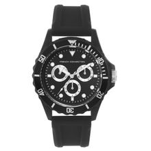 French Connection Black Dial Analog Watch for Mens - Fc177B