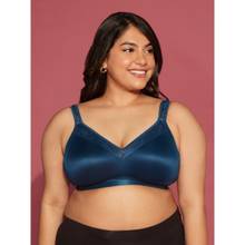 Nykd by Nykaa Wireless Minimiser Bra-Dark Blue NYB258