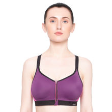 Triumph Triaction 125 Padded Wireless Front Open Extreme Bounce Control Sports Bra-Multi-Color
