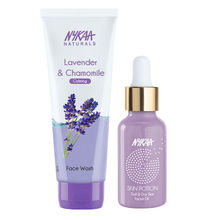 Nykaa Naturals Calming Face Wash + Skin Potion Dull & Dry Skin Facial Oil Combo