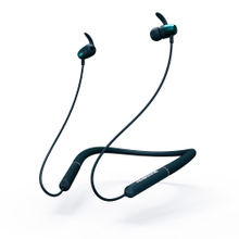 Ambrane Bassband Pro Neckband Wireless With Mic Headphones (Teal Blue)