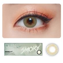 O-Lens Russian Smoky Daily Color Lenses Olive (0.00)