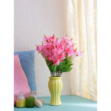 Fourwalls Artificial Beautiful Decorations Habicius Flower Bunches (48 cm Tall, Set of 2, Pink)