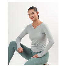 RYZ Full Sleeves Light Weight Sports Sea Green T-Shirt