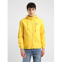 Levi's Mens Solid Yellow Hooded Jacket
